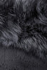 Black Parka with Silver Fox Fur (Long)