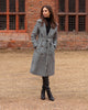 GROSVENOR COAT - Luxurious Wool Coat, Detachable fur collar and cuffs
